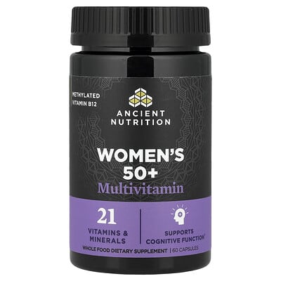Ancient Nutrition, Multivitamin for Women 50+, 60 Capsules