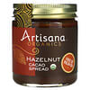 Organics, Hazelnut Cacao Spread, 8 oz (227 g)