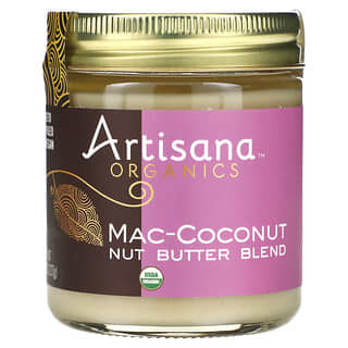 Artisana, Organics, смесь макаронного масла и кокосового ореха, 227 г (8 унций)