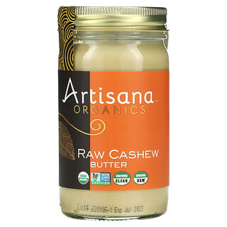 Artisana, Productos orgánicos, Mantequilla de castaña de cajú, 397 g (14 oz)