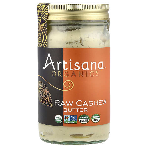 Artisana, Productos orgánicos, Mantequilla de castaña de cajú, 397 g (14 oz)