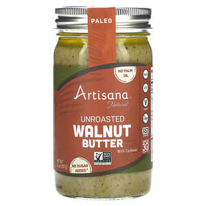 Artisana, Unroasted Walnut Butter With Cashews, 14 oz (397 g)