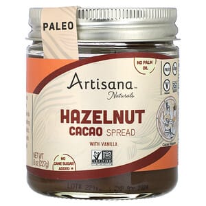 Artisana, Haselnuss-Kakao-Aufstrich mit Vanille, 227 g (8 oz.)