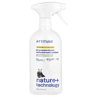 ATTITUDE, Çok Amaçlı Temizleyici, Narenciye Kabuğu, 27,1 fl oz (800 ml)