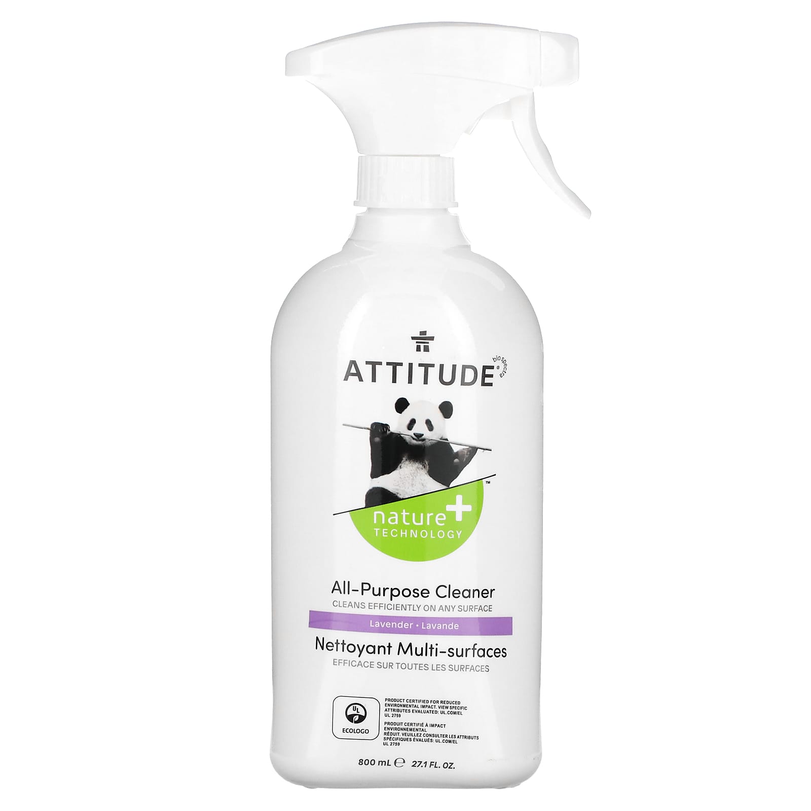 ATTITUDE, AllPurpose Cleaner, Lavender, 27.1 fl oz (800 ml)