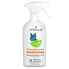 ATTITUDE (أتيتيود)‏, منظف المرآة والنوافذ، رائحة الحمضيات، 27.1 أونصة سائلة (800 مل)