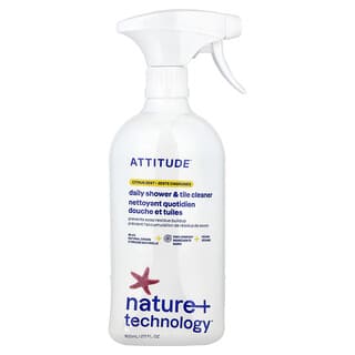 ATTITUDE, Nature + Technology™, 데일리 샤워 & 도와 세척제, 시트러스 제스트, 800ml(27.1fl oz)