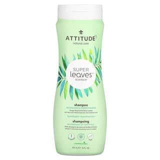 ATTITUDE, Super Leaves Science, Shampoo, Nourishing & Strengthening, Grape Seed Oil & Olive Leaves, 16 oz (473 ml)