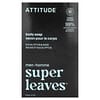 ATTITUDE, Super Leaves™, Body Bar Soap, For Men, Eucalyptus & Sage, 4 oz (113 g)