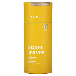 ATTITUDE, Desodorante Super Hojas, Hojas de limón, 85 g (3 oz)