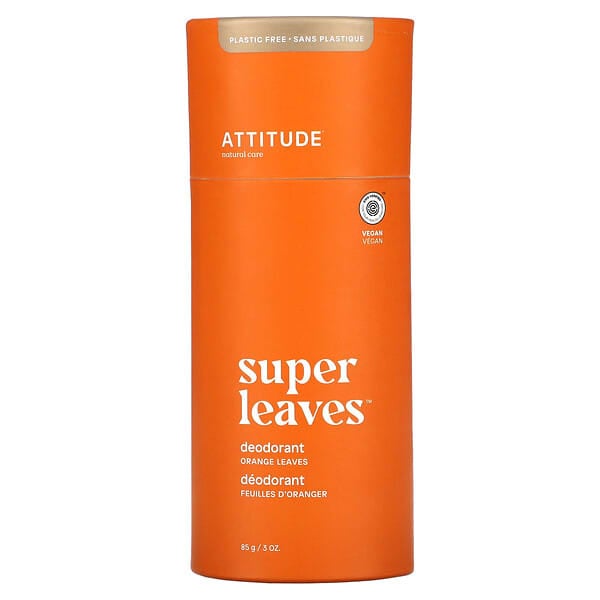 ATTITUDE, Super Leaves Deodorant, Orangenblätter, 85 g (3 oz.)