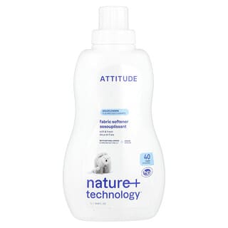 ATTITUDE, Suavizante de telas, Flores silvestres, 40 cargas, 1 l (33,8 oz. Líq.)