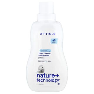 ATTITUDE, Nature + Technology™, Fabric Softener, Wildflowers, 40 Loads, 33.8 fl oz (1 L)