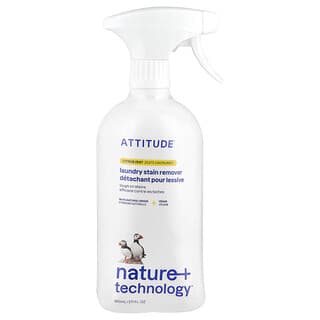 ATTITUDE, Détachant à lessive, Zeste de Citron, 27.1 fl oz (800 ml)