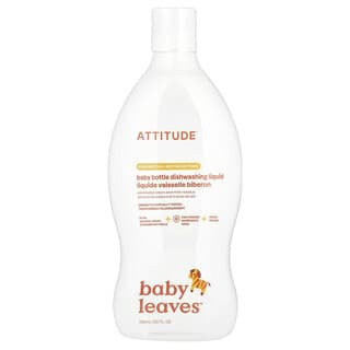 ATTITUDE, Baby Bottle Dishwashing Liquid, Pear Nectar, 23.7 fl oz (700 ml)