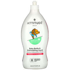 ATTITUDE, Baby Bottle & Dishwashing Liquid, Fragrance-Free, 23.7 fl oz (700 ml)