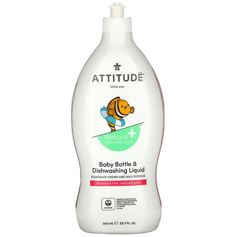 Attitude Baby Bottle & Dishwashing Liquid Pear Nectar -- 23.6 fl