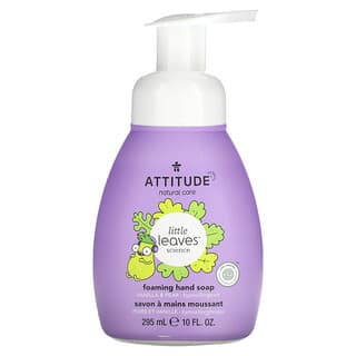 ATTITUDE, Little Leaves Science, savon moussant pour les mains, vanille et poire, 295 ml
