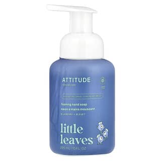 ATTITUDE, Little Leaves™, Foaming Hand Soap, Blueberry, 10 fl oz (295 ml)