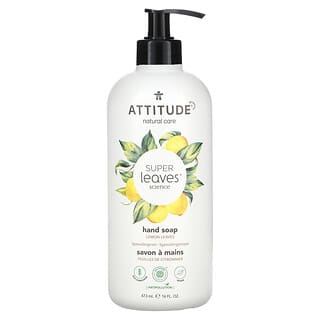 ATTITUDE, Super Leaves Science, Hand Soap, Lemon Leaves, 16 fl oz (473 ml)
