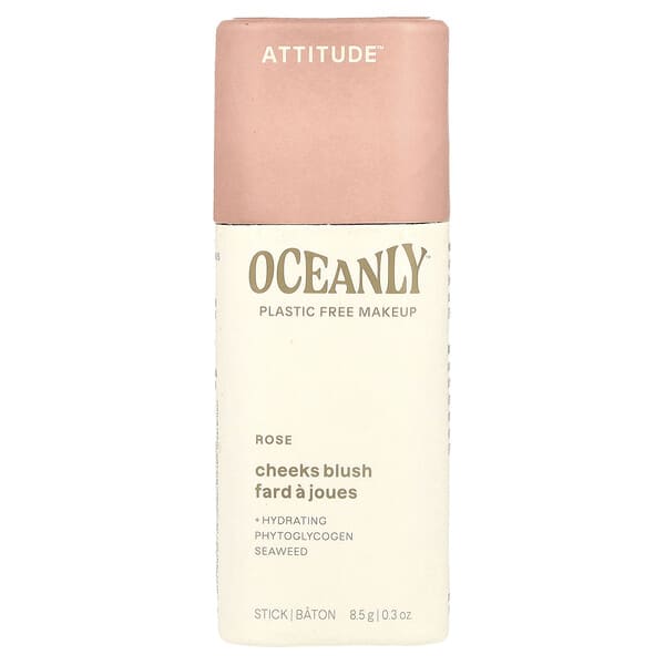 ATTITUDE, Oceanly™, 치크 블러셔, 장미, 8.5g(0.3oz)