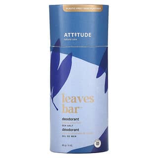 ATTITUDE, Leaves Bar, Deodorant, Sea Salt, 3 oz (85 g)