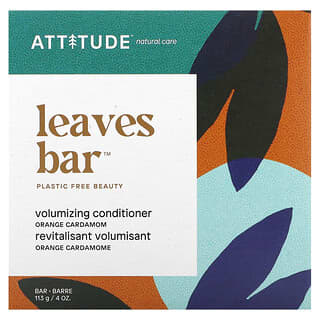 ATTITUDE, Leaves Bar，豐盈護髮素，柳丁小豆蔻香，4 盎司（113 克）