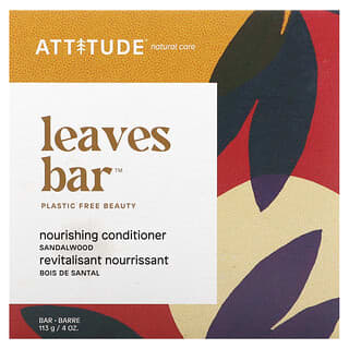 ATTITUDE, Leaves Bar, питательный кондиционер, сандаловое дерево, 113 г (4 унции)
