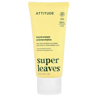 ATTITUDE, Super Leaves Science, крем для рук, листья лимона, 75 мл (2,5 жидк. унц.)