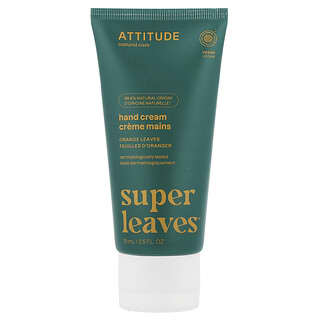 ATTITUDE, Super Leaves™, Hand Cream, Orange Leaves, 2.5 fl oz (75 ml)