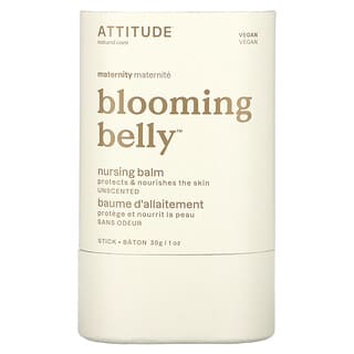 ATTITUDE, Blooming Belly, Bálsamo de lactancia, Sin fragancia`` 30 g (1 oz)