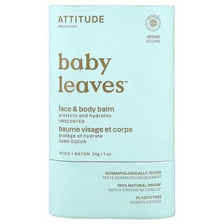 ATTITUDE, Baby Leaves, Face & Cheek Balm, Unscented, 1 oz. (30 g)
