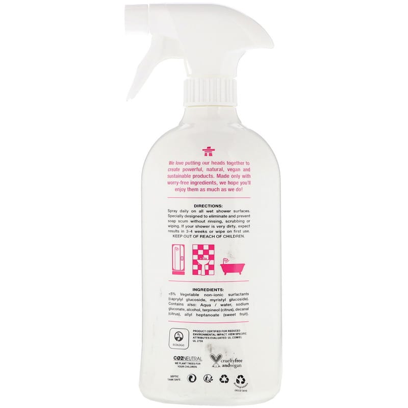 Attitude Daily Shower & Tile Cleaner, Citrus Zest, 27.1 oz 