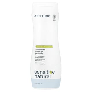 ATTITUDE, Hassas Doğal, Duş Jeli, Kokusuz, 16 fl oz (473 ml)