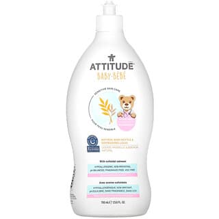 ATTITUDE, Baby, натуральное средство для мытья детских бутылочек и посуды, 700 мл (23,6 жидк. Унции)