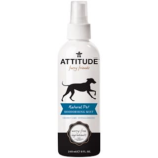 ATTITUDE, Furry Friends, Natural Pet Deodorising Mist, Coconut Lime, 8 fl oz (240 ml)
