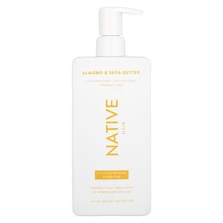 Native, Hair, Strengthening Shampoo, Almond & Shea Butter, 16.5 fl oz (487 ml)
