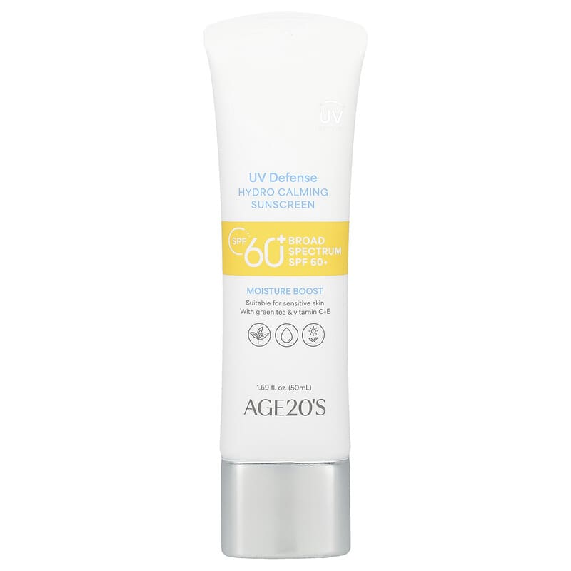 UV（紫外線）ディフェンス、Hydro Calming Sunscreen、SPF数値60＋