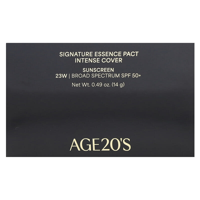 Signature Essence Pact, Intense Cover, SPF 50+, 23W, 0.49 oz (14 g)