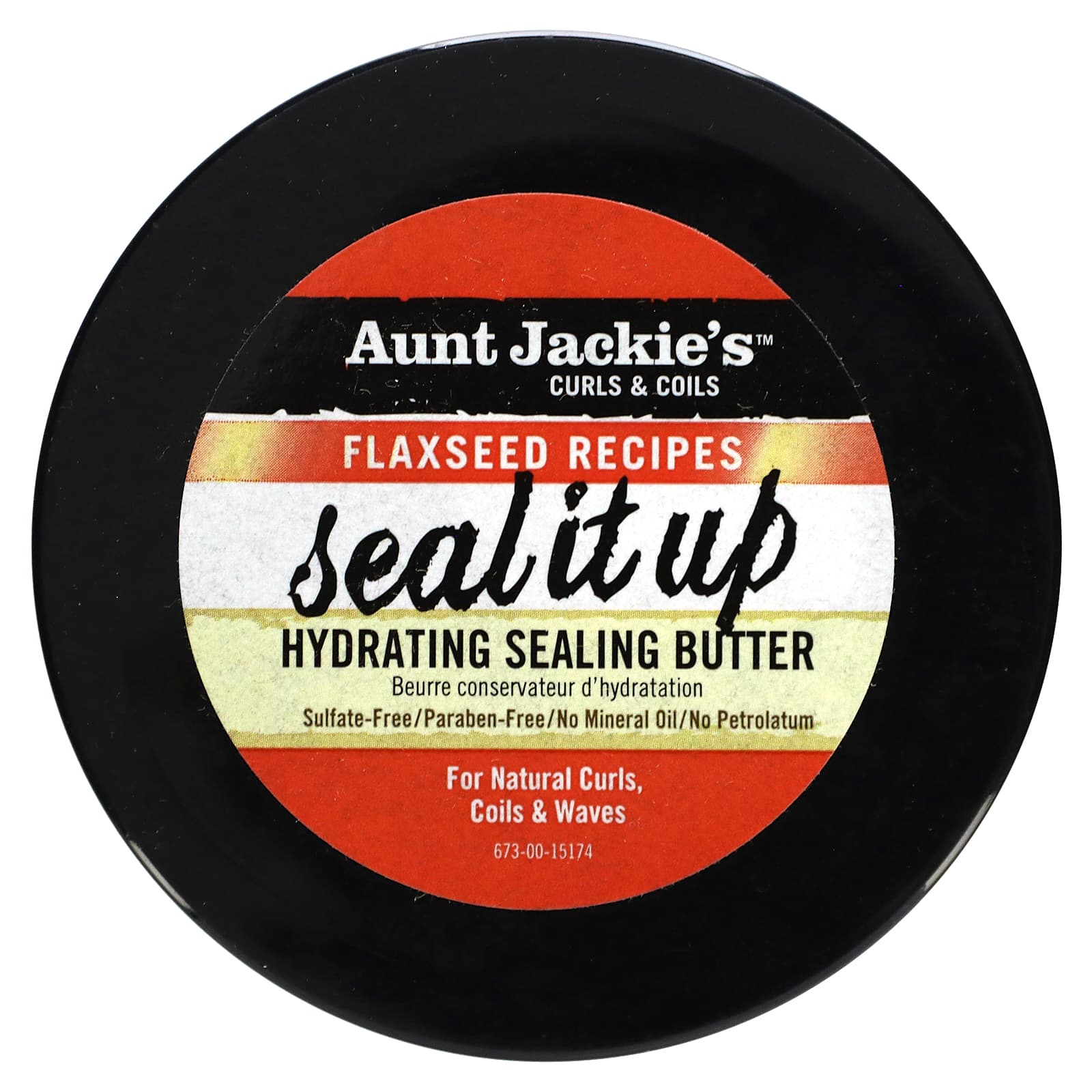 Aunt Jackie's Curls & Coils, Seal It Up, Hydrating Sealing Butter, 7.5