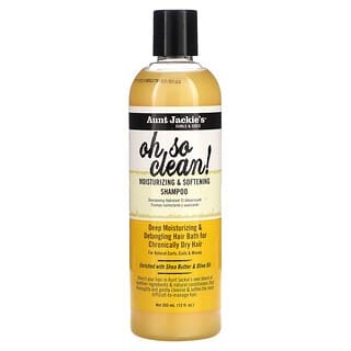 Aunt Jackie's Curls & Coils, Oh So Clean!, Moisturizing & Softening Shampoo, 12 fl oz (355 ml)