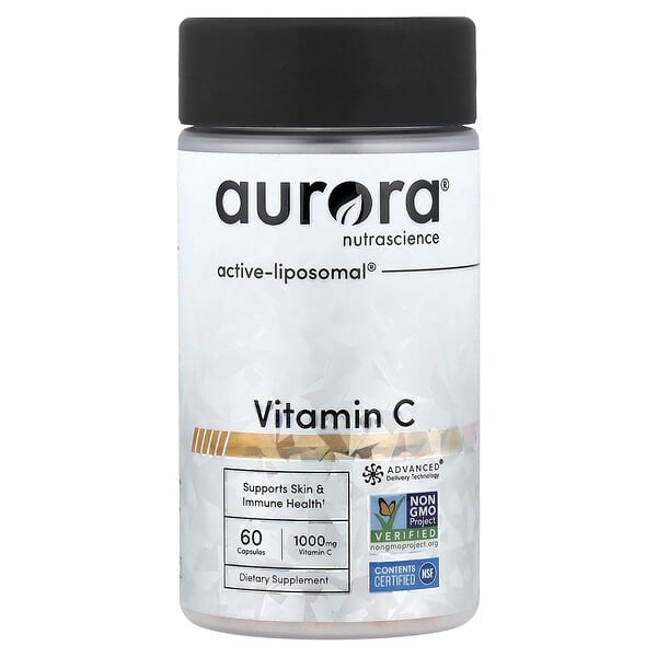 Aurora Nutrascience, Vitamin C, 60 Kapseln