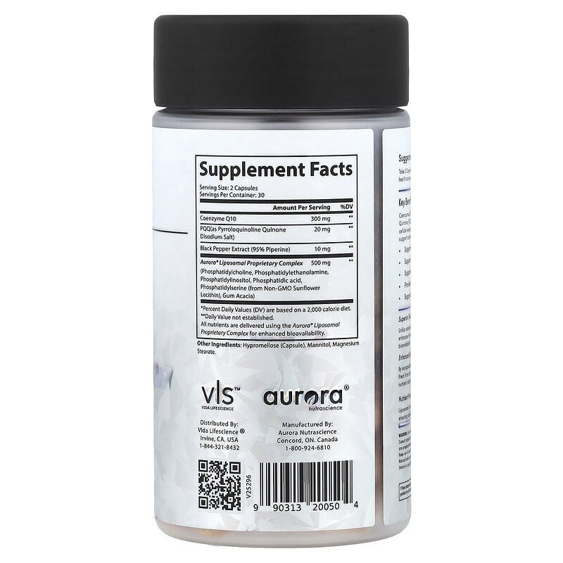 CoQ10 / PQQ, 60 Capsules CoQ10 / PQQ, 60 Capsules