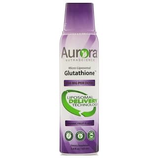 Aurora Nutrascience, Micro-Liposomal Glutathione, Organic Fruit Flavor, 250 mg, 5.4 fl oz (160 ml)