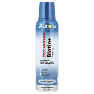 Aurora Nutrascience, Ultra-Liposomal®, биотин+, 300 мл (10 жидк. унций)