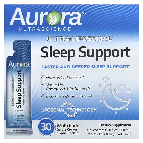 Ultra-Liposomal®, Sleep Support, 30 Packets, 0.34 fl oz (10 ml) Each