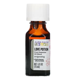 Aura Cacia, Pure Essential Oil Blend, Love Potion, 0.5 fl oz (15 ml)