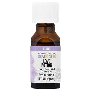 Aura Cacia, Pure Essential Oil Blend, Love Potion, 0.5 fl oz (15 ml)