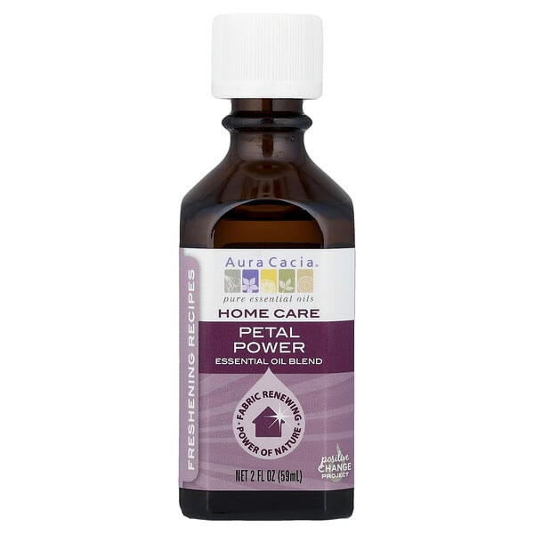 Aura Cacia, Domowa pielęgnacja, mieszanka olejków eterycznych, Petal Power, 59 ml