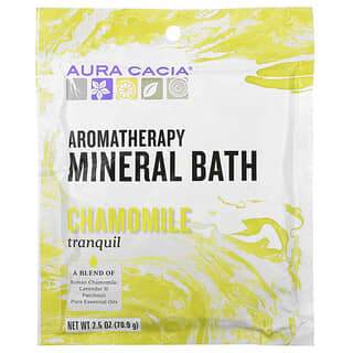 Aura Cacia, 香薰疗法矿物质浴，宁静洋甘菊，2.5 盎司（70.9 克）